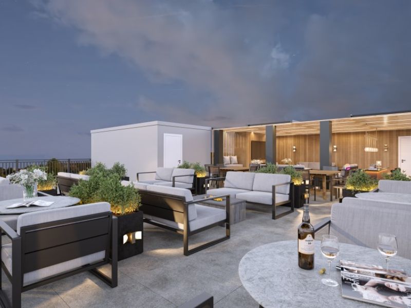 Uncoverved Rooftop Rendering